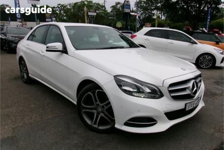 White 2015 Mercedes-Benz E200 Sedan