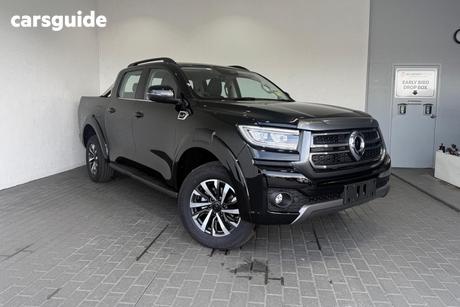 Black 2026 GWM Cannon Dual Cab Utility Vanta (4X4)