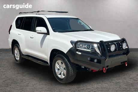 White 2022 Toyota Landcruiser Prado Wagon Gxl