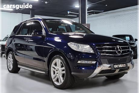 Blue 2013 Mercedes-Benz ML250 Wagon Cdi Bluetec (4X4)