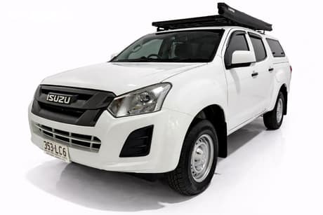 White 2018 Isuzu D-MAX Crew Cab Utility Sx Hi-Ride (4X4)