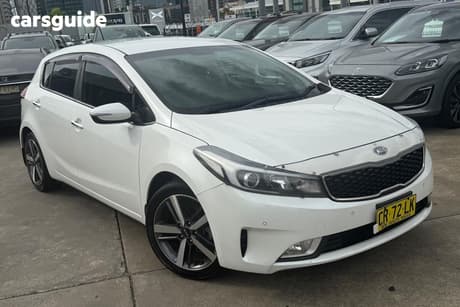 White 2018 Kia Cerato Hatchback Sport+ Safety Pack