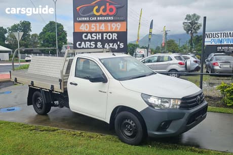 White 2020 Toyota Hilux Cab Chassis Workmate
