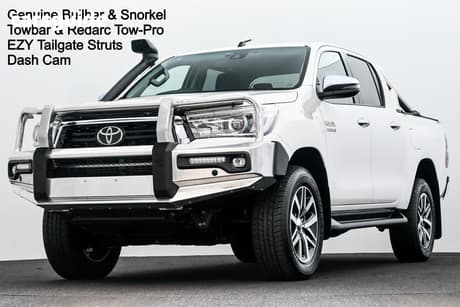 White 2019 Toyota Hilux Double Cab Pick Up Sr5 (4X4)