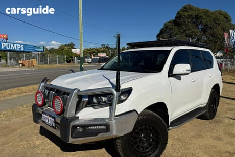 White 2019 Toyota Landcruiser Prado Wagon Gx (4X4)