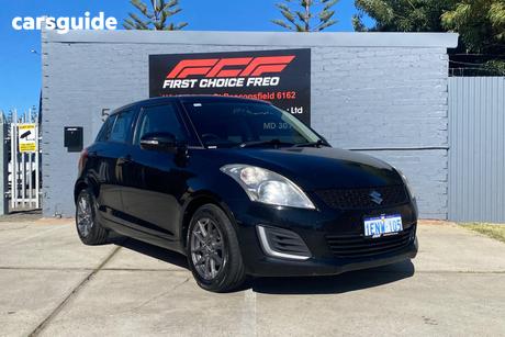 Black 2014 Suzuki Swift Hatchback Gl