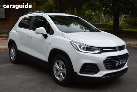 White 2018 Holden Trax Wagon Ls