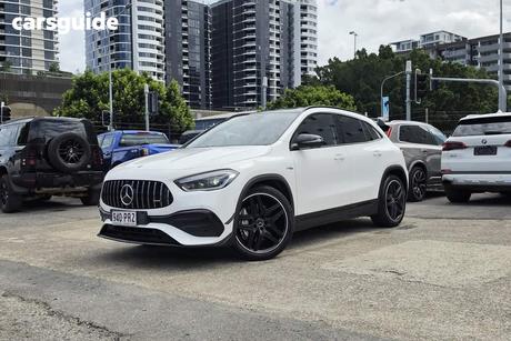 White 2021 Mercedes-Benz GLA35 Wagon 4Matic