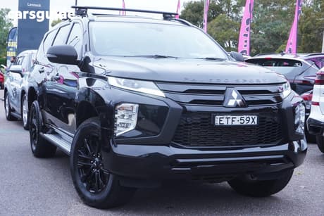 Black 2022 Mitsubishi Pajero Sport Wagon Gsr (4Wd) 7 Seat