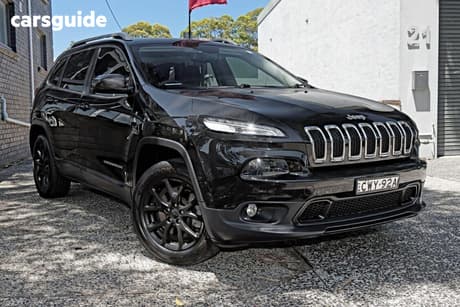 Black 2014 Jeep Cherokee Wagon Longitude (4X4)
