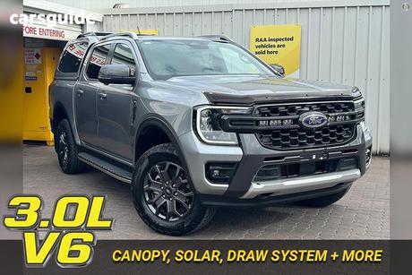 Silver 2022 Ford Ranger Double Cab Pick Up Wildtrak 3.0 (4X4)