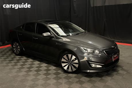 Grey 2011 Kia Optima Sedan Platinum