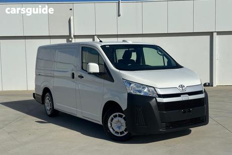 White 2021 Toyota HiAce Van Lwb