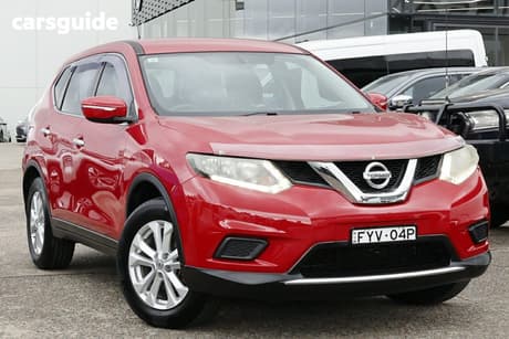 Red 2014 Nissan X-Trail Wagon St (Fwd)
