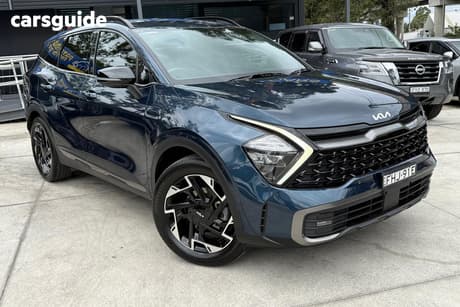 Blue 2024 Kia Sportage Wagon Sx+ (Fwd)