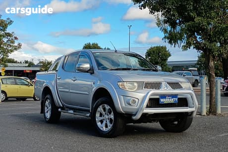 Silver 2013 Mitsubishi Triton Double Cab Utility Glx-R (4X4)