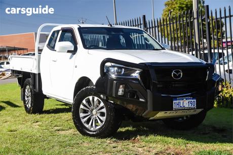 White 2021 Mazda BT-50 Freestyle Cab Chassis Xt (4X4)