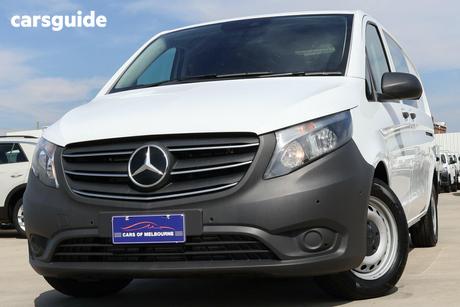 White 2021 Mercedes-Benz Vito Van 116 Cdi Lwb Rwd