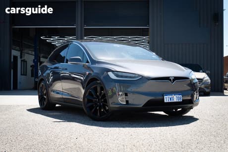 Grey 2017 Tesla Model X Wagon 100D