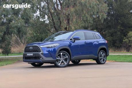 Blue 2025 Toyota Corolla Cross Wagon Atmos 2Wd Hybrid