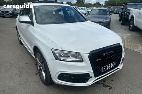 White 2014 Audi SQ5 Wagon 3.0 Tdi Quattro