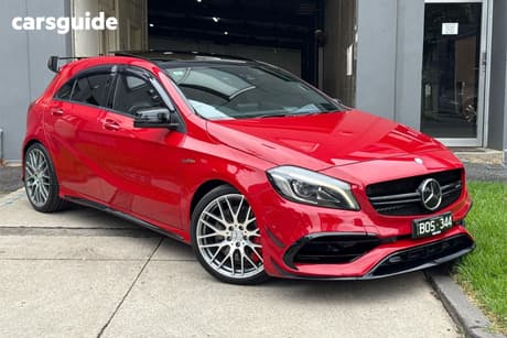 Red 2016 Mercedes-Benz A45 Hatchback Amg