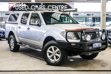 Silver 2012 Nissan Navara Dual Cab Utility St-X 550 (4X4)