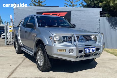 Silver 2012 Mitsubishi Triton Double Cab Utility Gl-R (4X4)