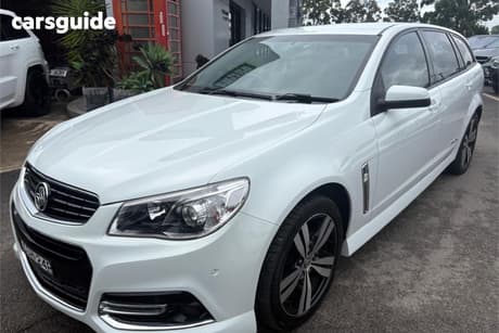 White 2014 Holden Commodore Sportswagon Sv6