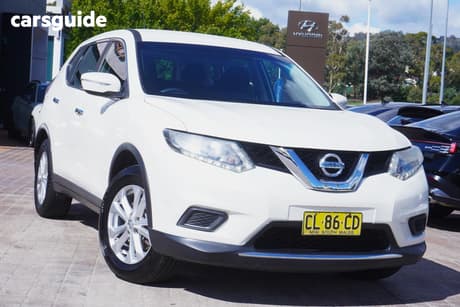 White 2017 Nissan X-Trail Wagon St 7 Seat (Fwd)
