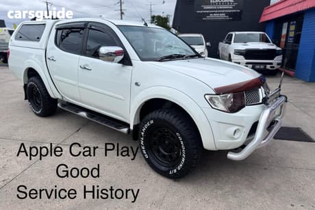 White 2013 Mitsubishi Triton Double Cab Utility Glx-R (4X4)