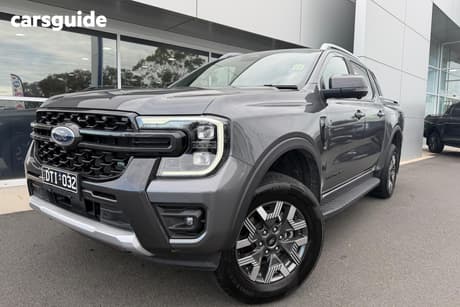 Grey 2025 Ford Ranger Double Cab Pick Up Phev Wildtrak (4X4)