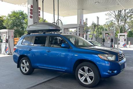 Blue 2009 Toyota Kluger Wagon Altitude (4X4)
