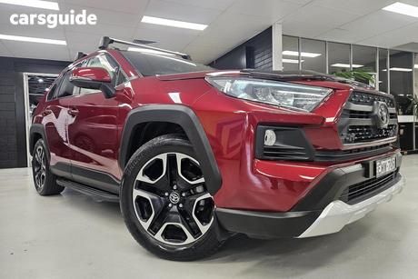 Red 2021 Toyota RAV4 Wagon Edge (Awd)