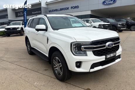 White 2025 Ford Everest Wagon Trend (4Wd)