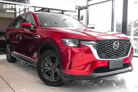 Red 2025 Mazda CX-80 Wagon G40E Touring