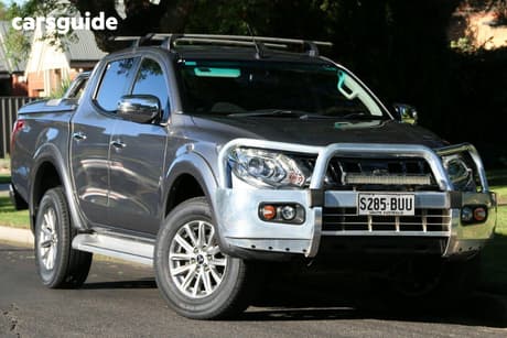 Silver 2017 Mitsubishi Triton Dual Cab Utility Gls (4X4)
