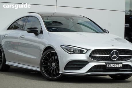 Silver 2022 Mercedes-Benz CLA250 Coupe 4Matic