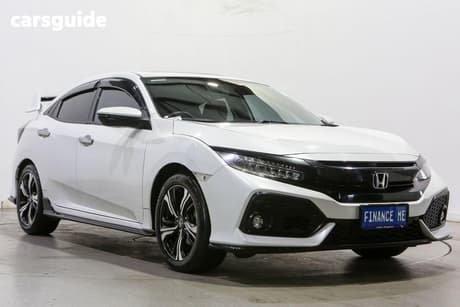 White 2019 Honda Civic Hatchback Rs