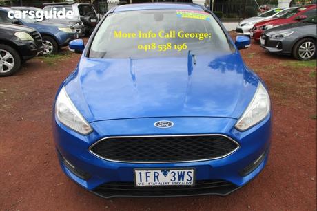 Blue 2015 Ford Focus Sedan Trend