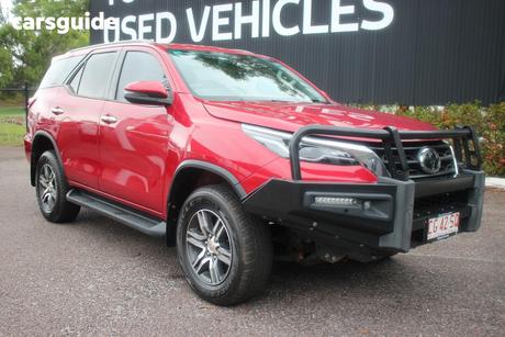 Red 2023 Toyota Fortuner Wagon Gxl Premium Interior