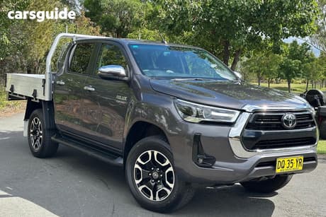 Grey 2021 Toyota Hilux Double Cab Pick Up Sr5 (4X4)