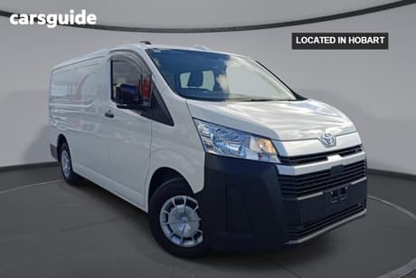 White 2025 Toyota HiAce Van Lwb