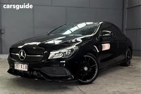 Black 2017 Mercedes-Benz CLA200 Coupe
