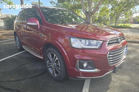 Red 2017 Holden Captiva Wagon 7 Ltz (Awd)