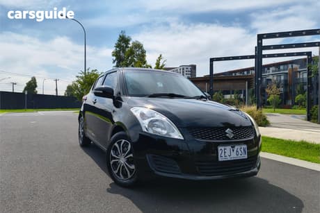 Black 2011 Suzuki Swift Hatchback Gl