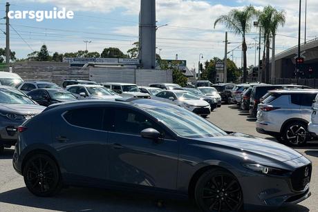 Grey 2021 Mazda 3 Hatchback G25 Astina