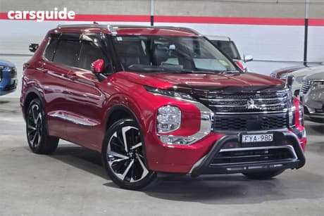 Red 2023 Mitsubishi Outlander Wagon Exceed 7 Seat (Awd)