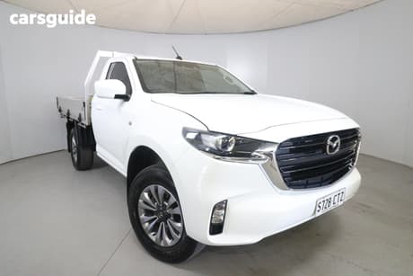 White 2023 Mazda BT-50 Freestyle Cab Chassis Xt (4X4)