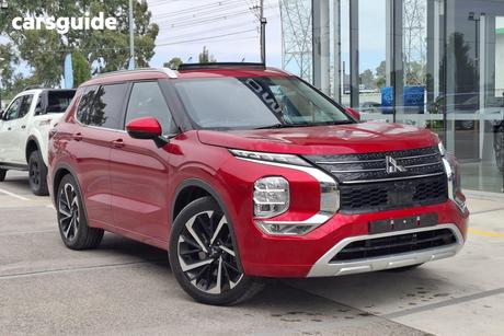 Red 2023 Mitsubishi Outlander Wagon Exceed 7 Seat (Awd)